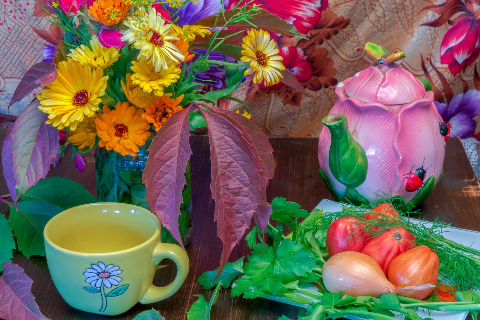 Nikon D7200 sample photo. Flowers, vegetables, color photography