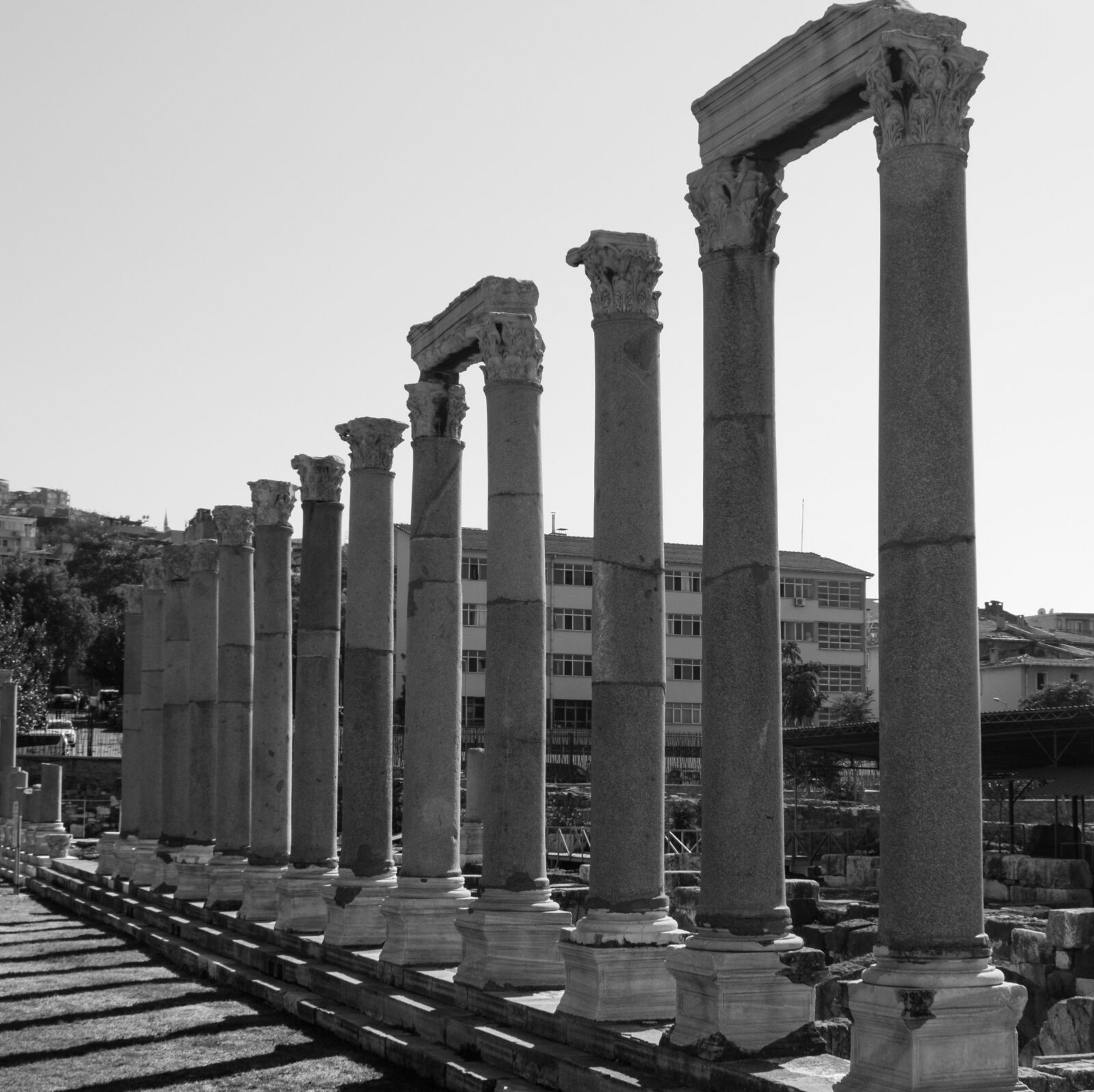 Nikon D5300 sample photo. Columns, izmir, history photography