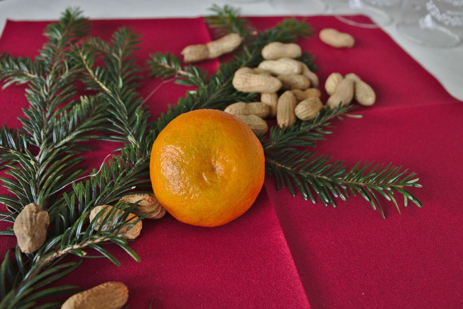 Canon EOS 760D (EOS Rebel T6s / EOS 8000D) sample photo. Christmas, mandarin, decoration photography