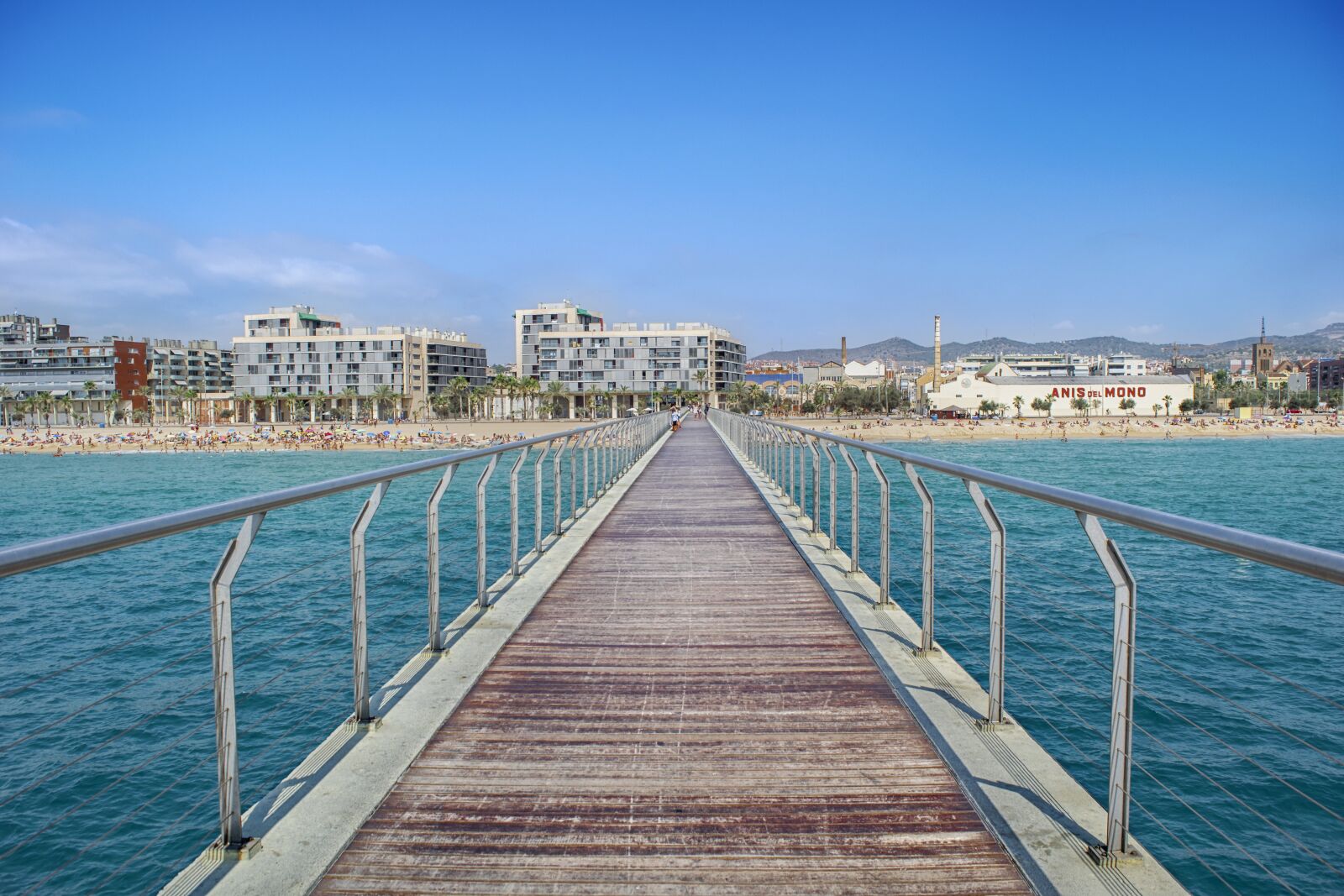 Nikon D3300 sample photo. Bridge, beach, sea photography