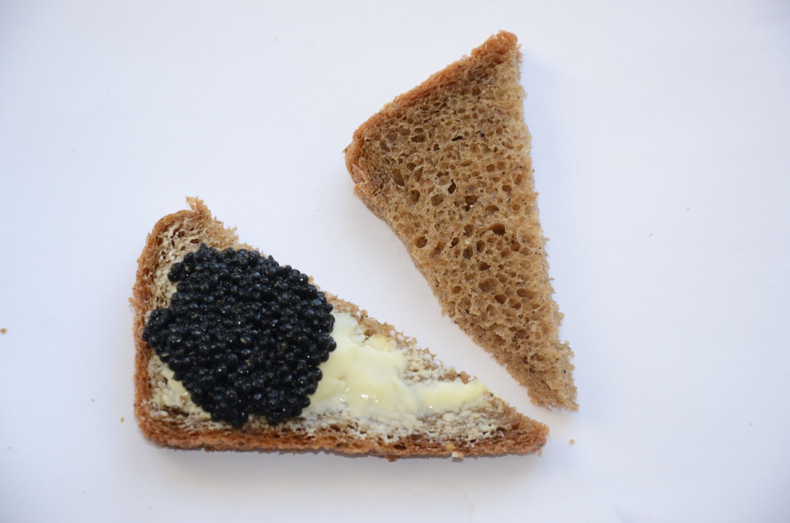Nikon D7000 sample photo. A sandwich, caviar, breakfast photography