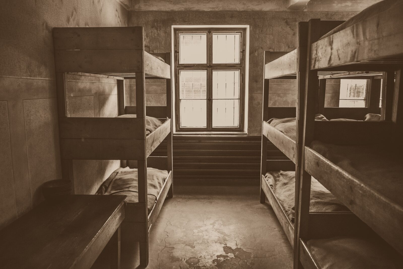 Nikon D3300 sample photo. Auschwitz, concentration camp, bunkhouse photography