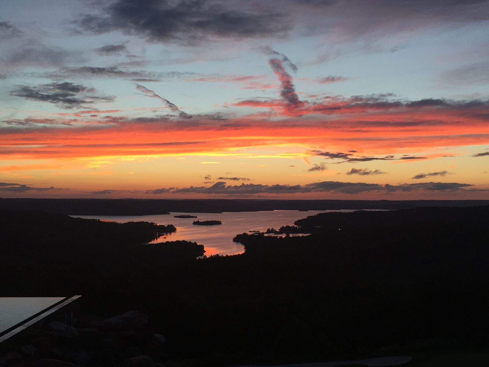iPhone 6 Plus back camera 4.15mm f/2.2 sample photo. Branson, mo, sunset photography