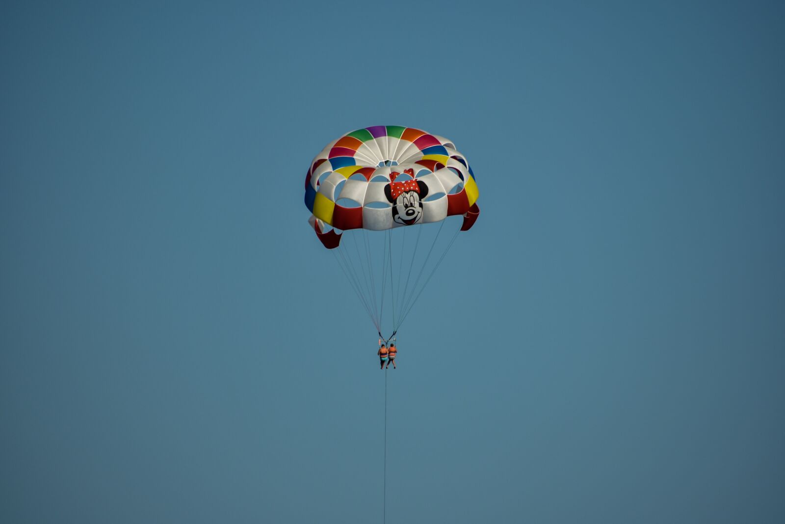 Nikon D3400 sample photo. Sky, fly, parachute photography