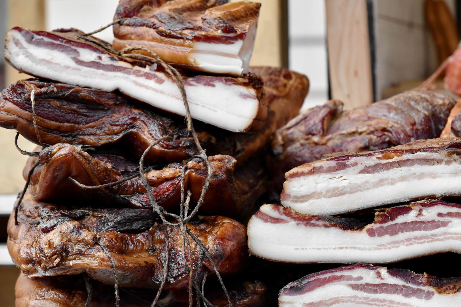 Nikon D5500 sample photo. Bacon, cholesterol, delicious, fat photography