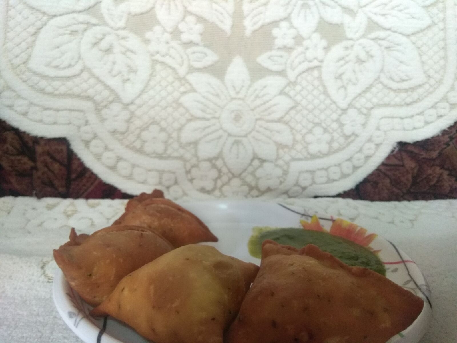 Xiaomi Redmi Note 4 sample photo. Samosa, indian dish, fast photography