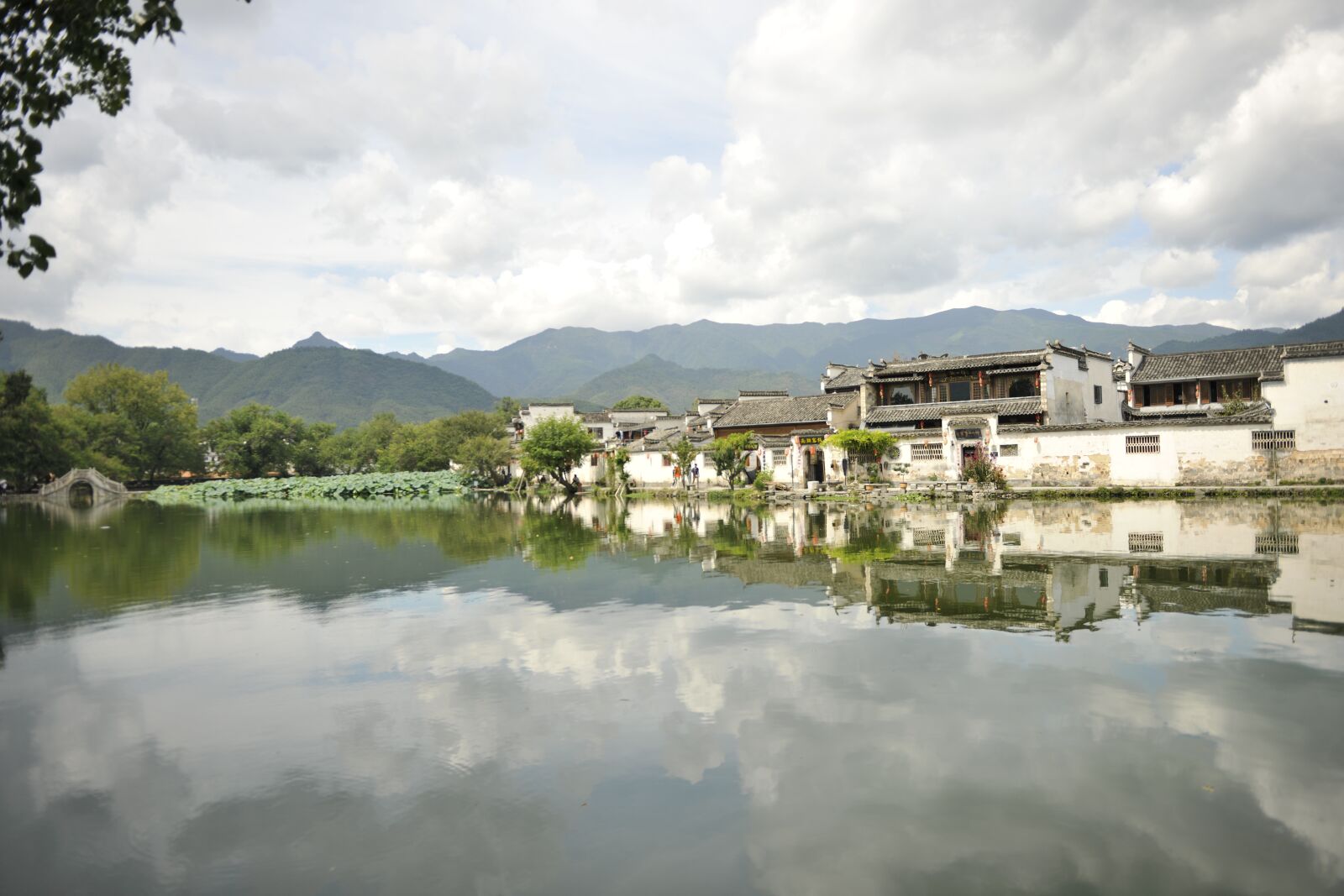 Nikon D3X sample photo. Hongcun village, landscape, town photography