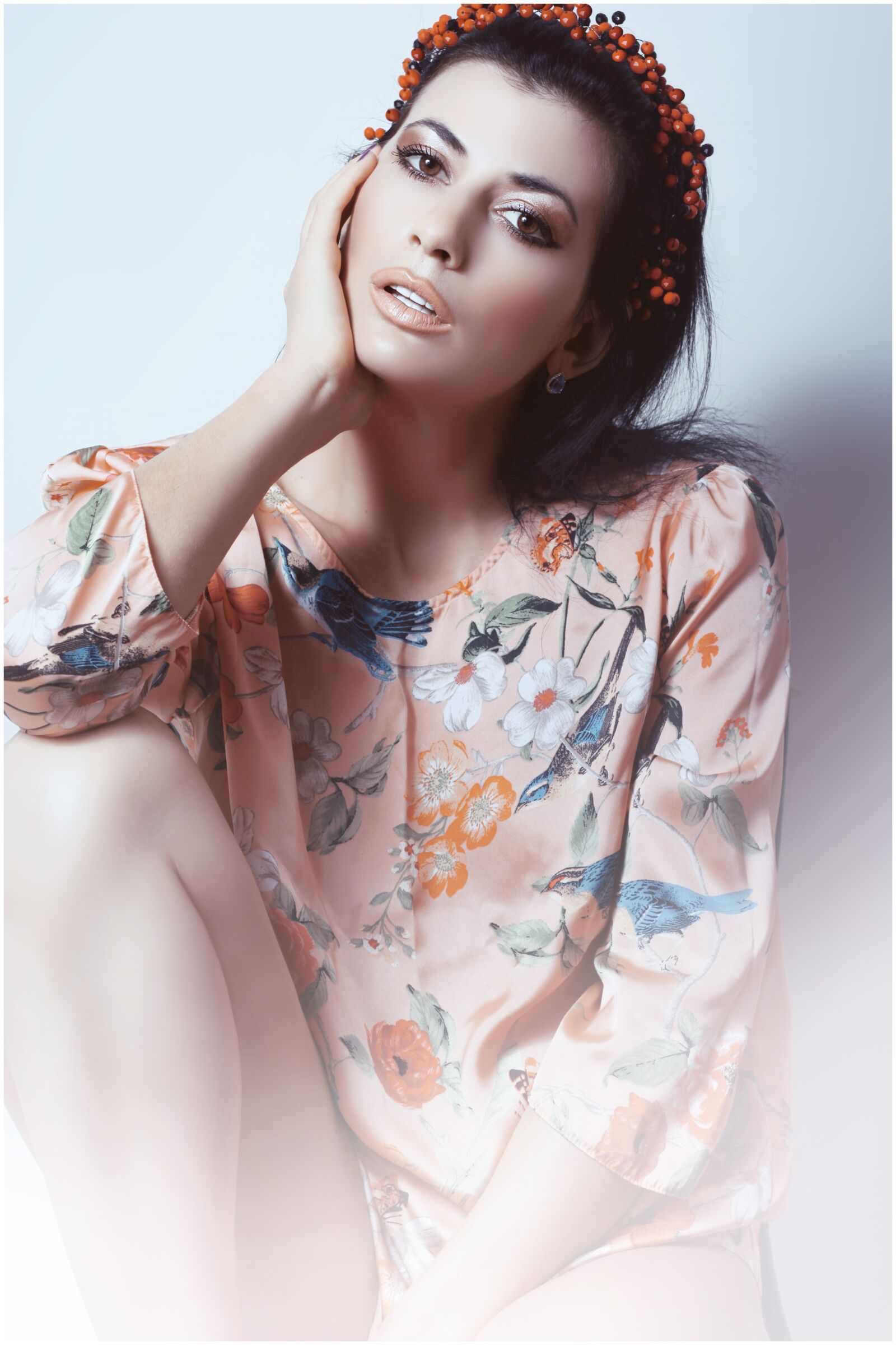 Canon EOS 5D Mark II sample photo. Eyes, lips, face photography
