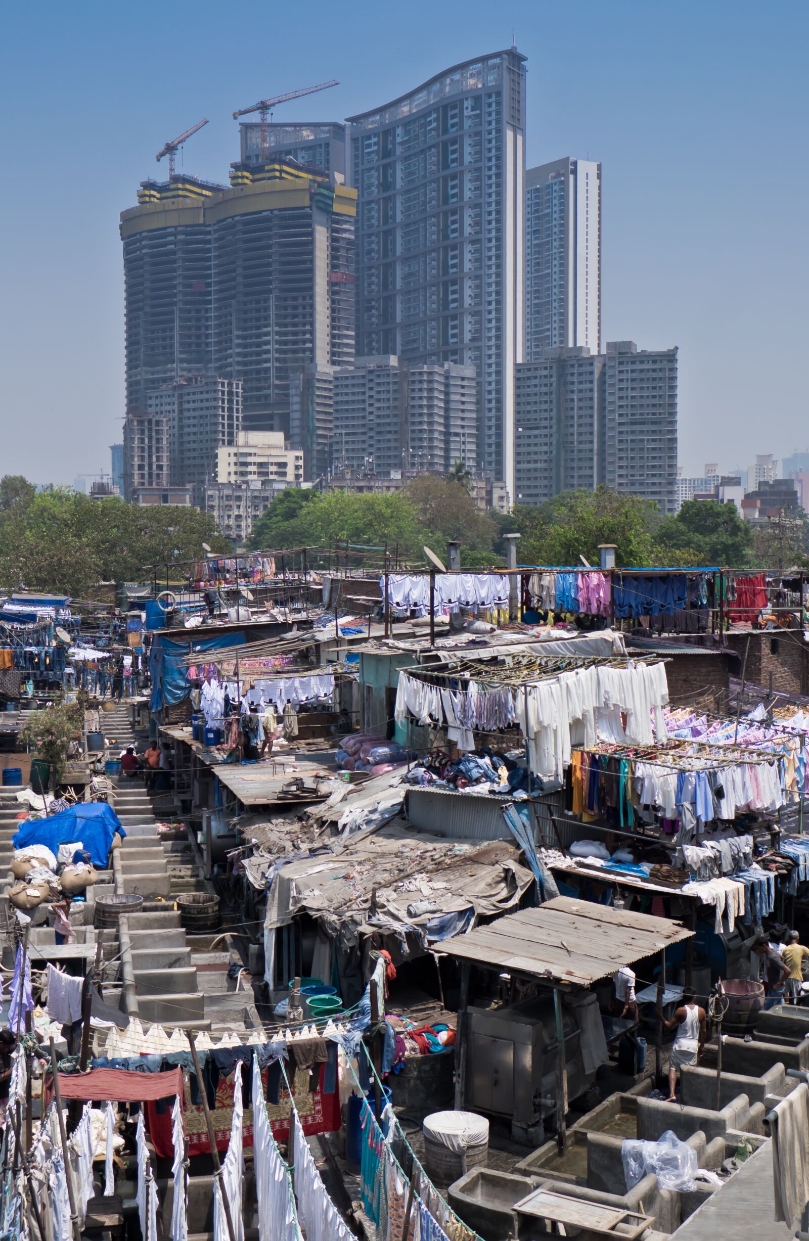 Fujifilm X-E2 sample photo. Laundry, slum, india photography