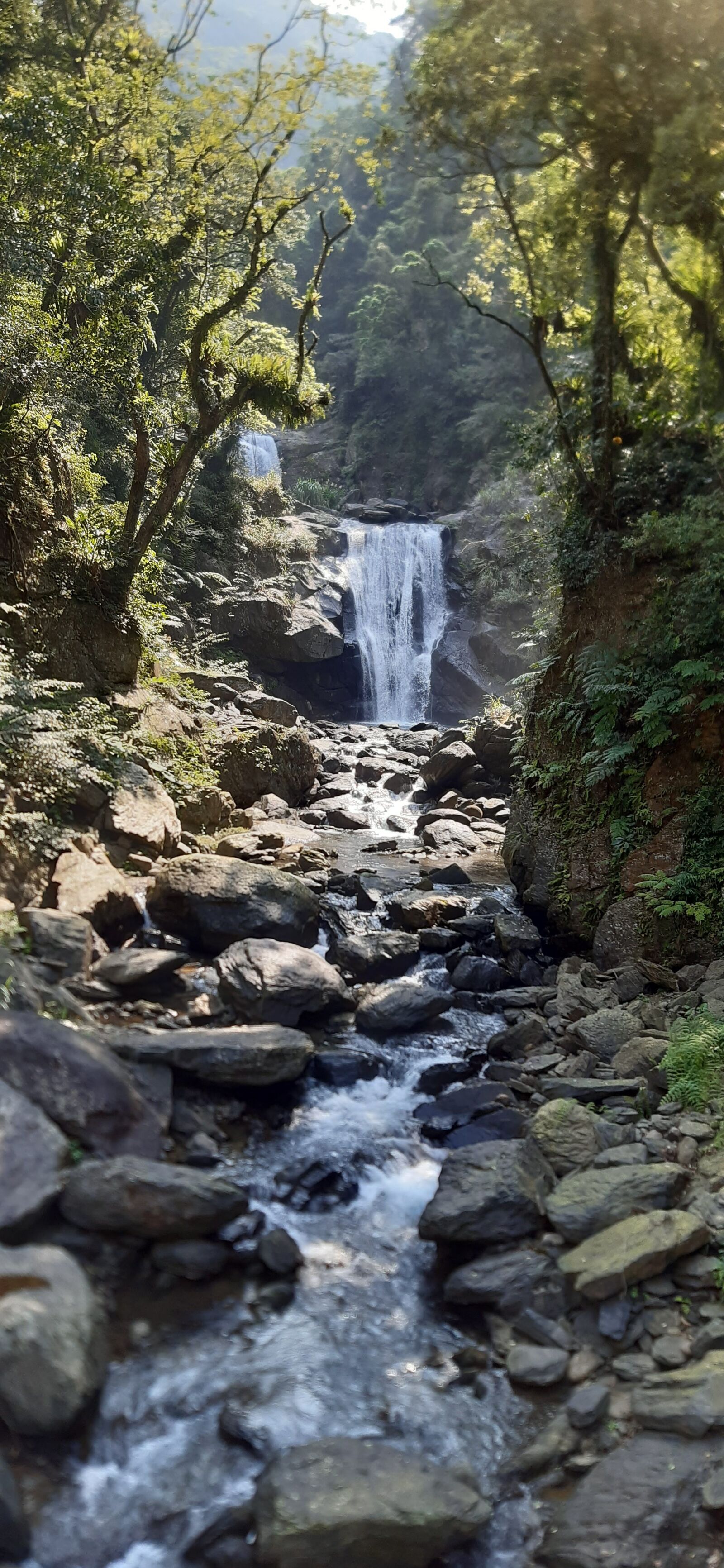 Samsung Galaxy A30 sample photo. Waterfall, river, nature photography