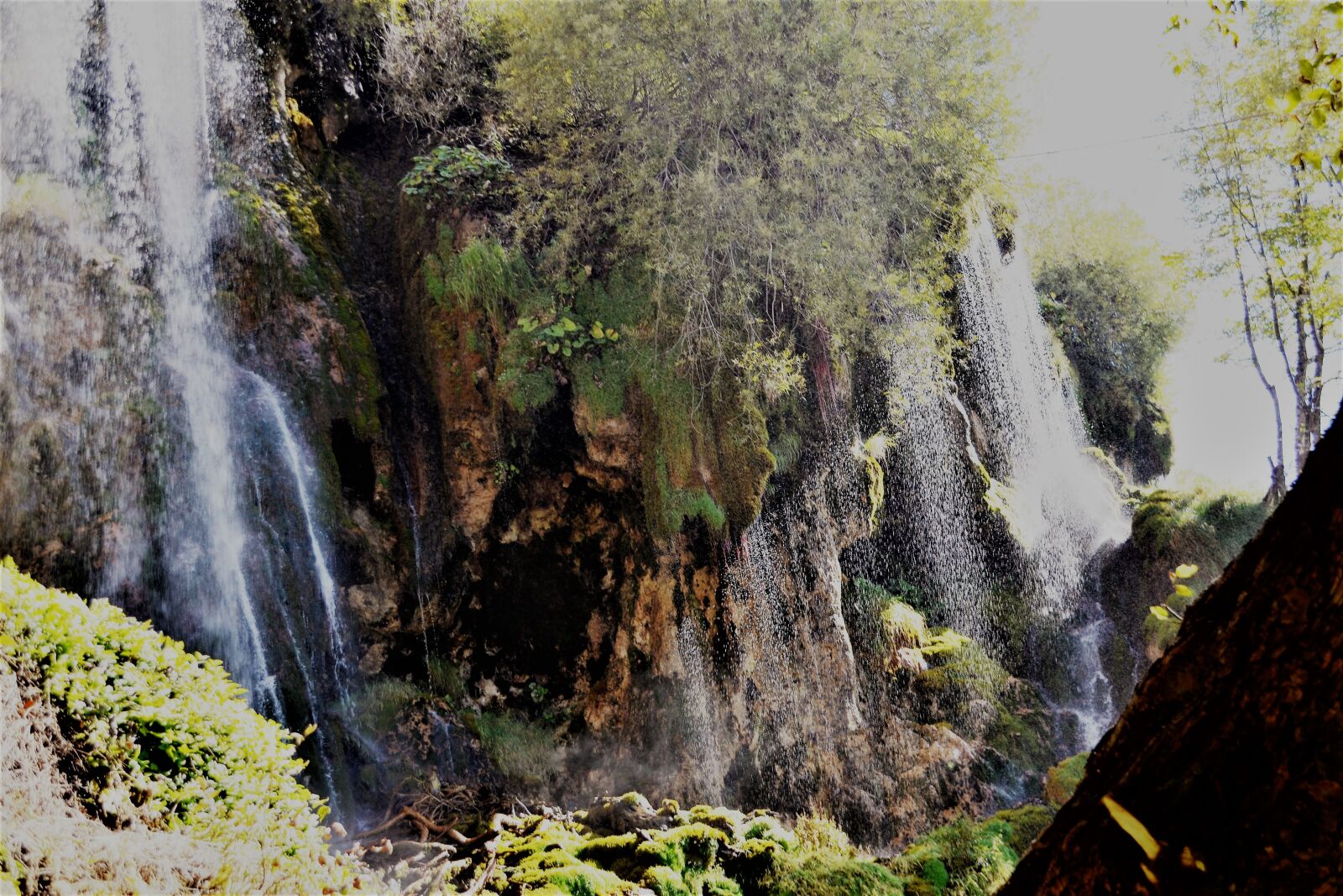 Nikon D3100 sample photo. Waterfall, spraying, drops photography