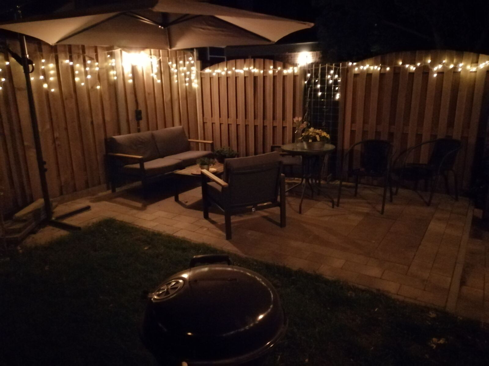 HUAWEI P SMART 2019 sample photo. Backyard, night, terrace photography