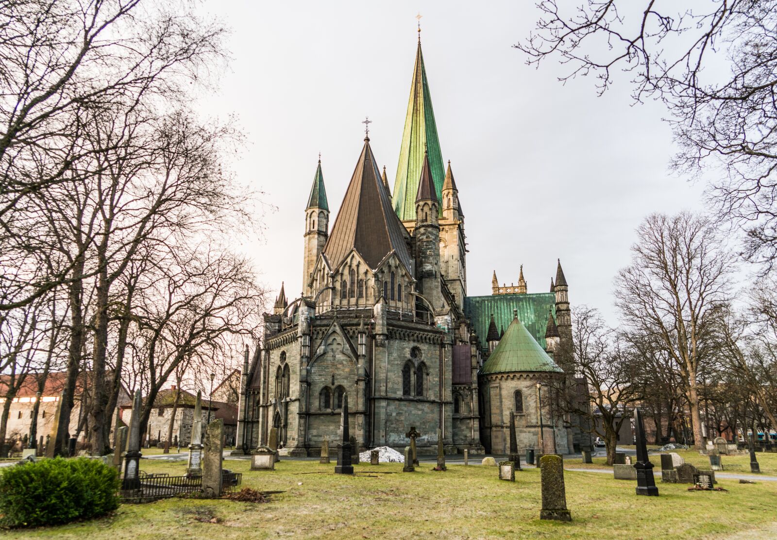 Sony a7R II + Sony FE 24-240mm F3.5-6.3 OSS sample photo. Trondheim, norway, nidaros cathedral photography