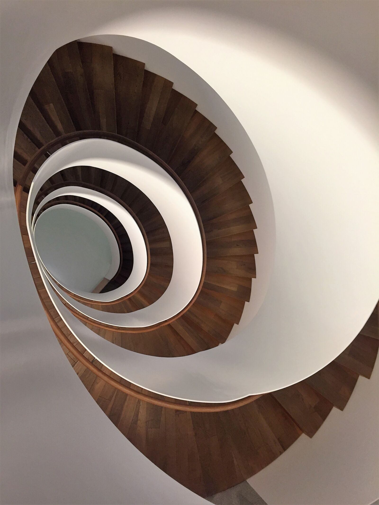 Apple iPhone 6 sample photo. Stairs, spiral, wood photography