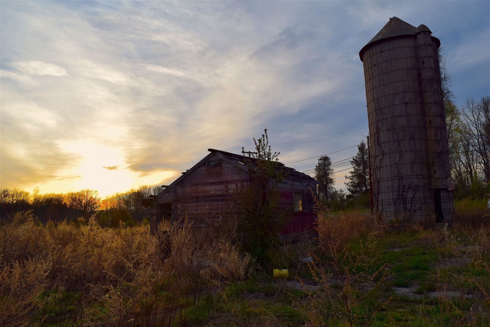 Nikon D3300 sample photo. Silo, farm, silhouette photography