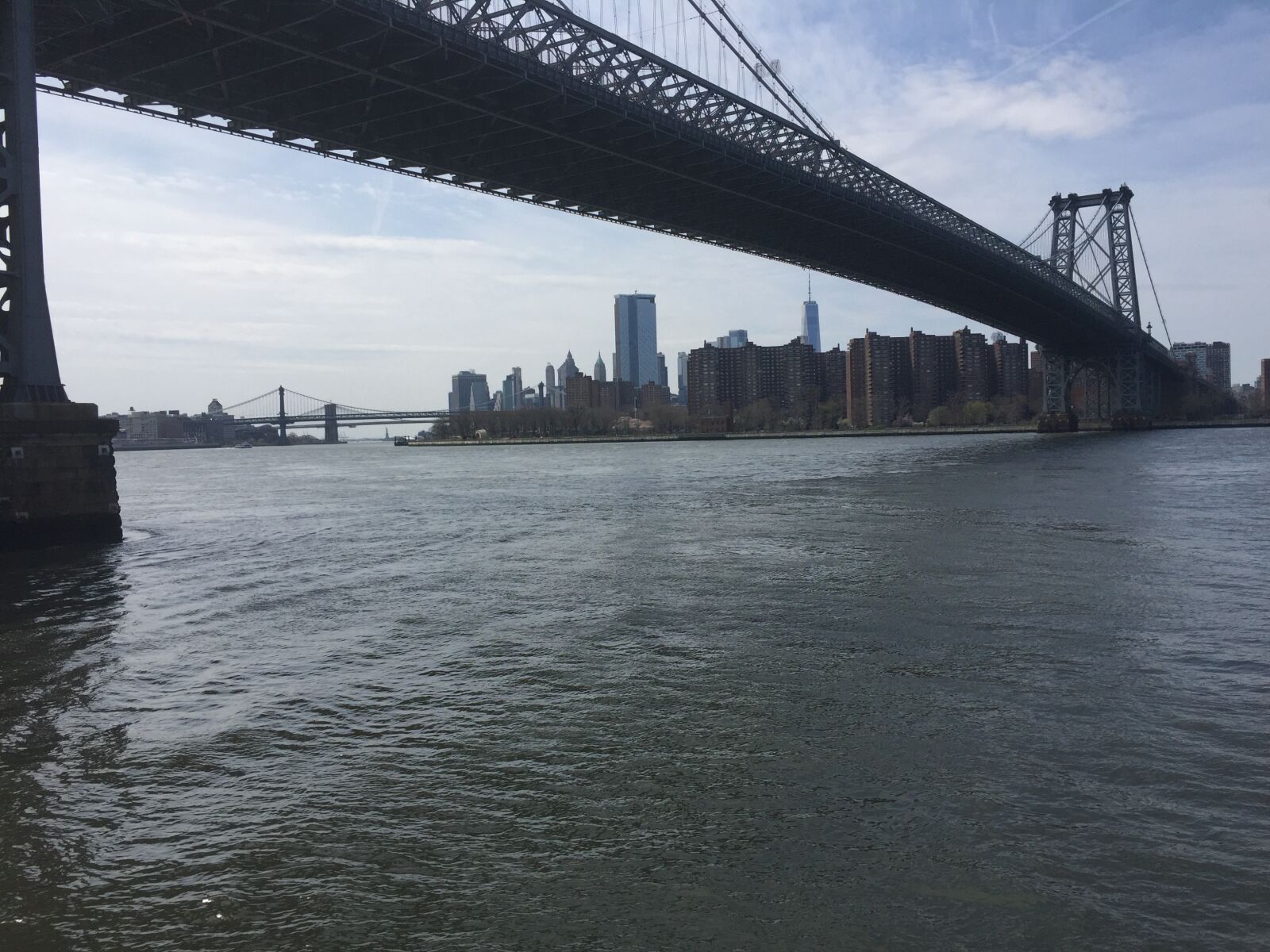 iPhone 6 Plus back camera 4.15mm f/2.2 sample photo. Williamsburg bridge, brooklyn, new photography
