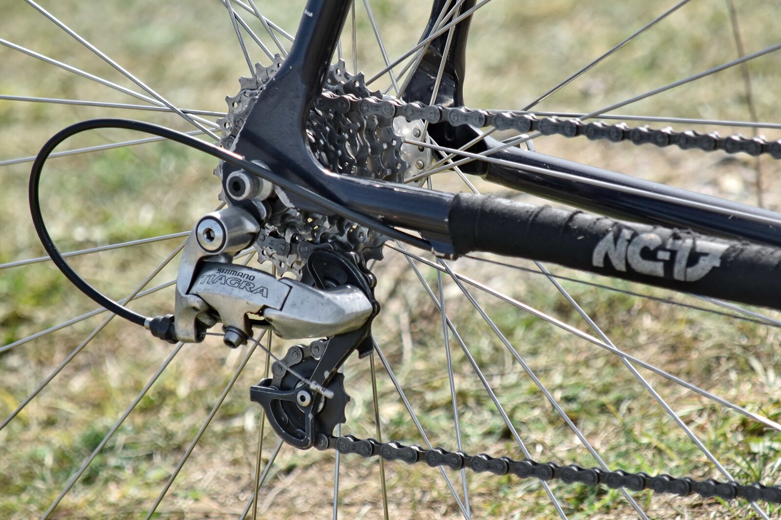 Nikon D5500 sample photo. Chain, gearshift, mountain bike photography