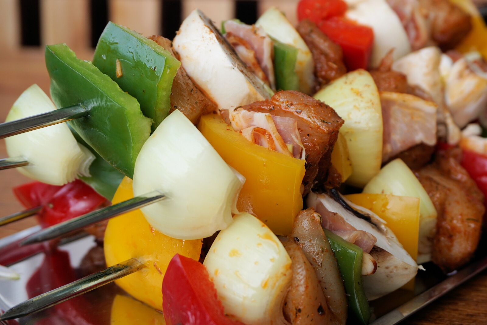 Sony a6000 sample photo. Grill, grilled meats, barbecue photography