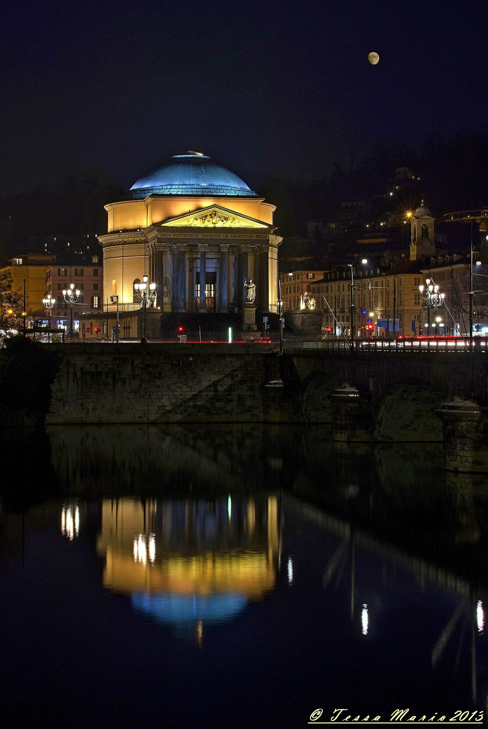 Nikon D7000 sample photo. Consolata, torino, night photography