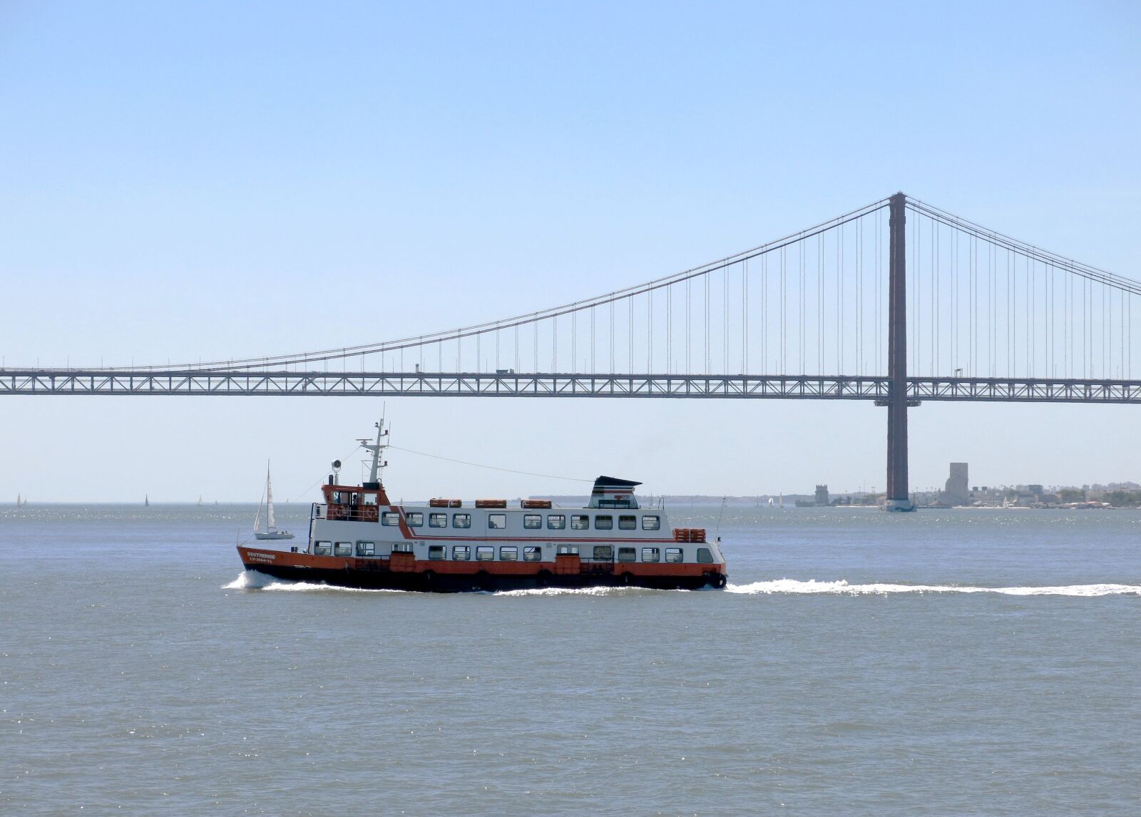 Canon PowerShot G15 sample photo. Ship, ferry, lisbon photography