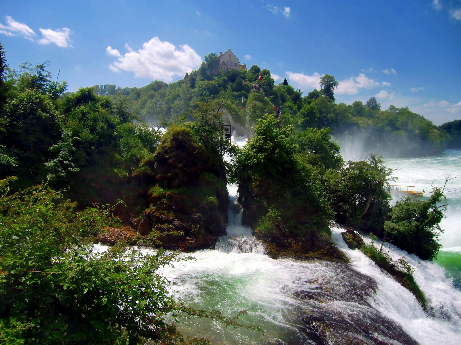 CASIO EX-H10 sample photo. Rhine falls, waterfall, schaffhausen photography