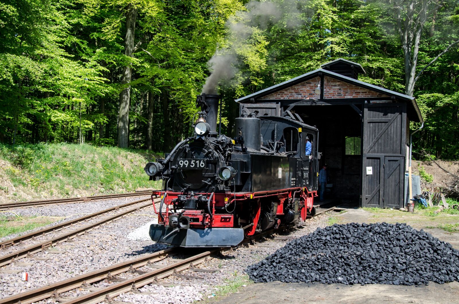 18 105 3.5 5.6 sample photo. Steam locomotive, historically, locomotive photography