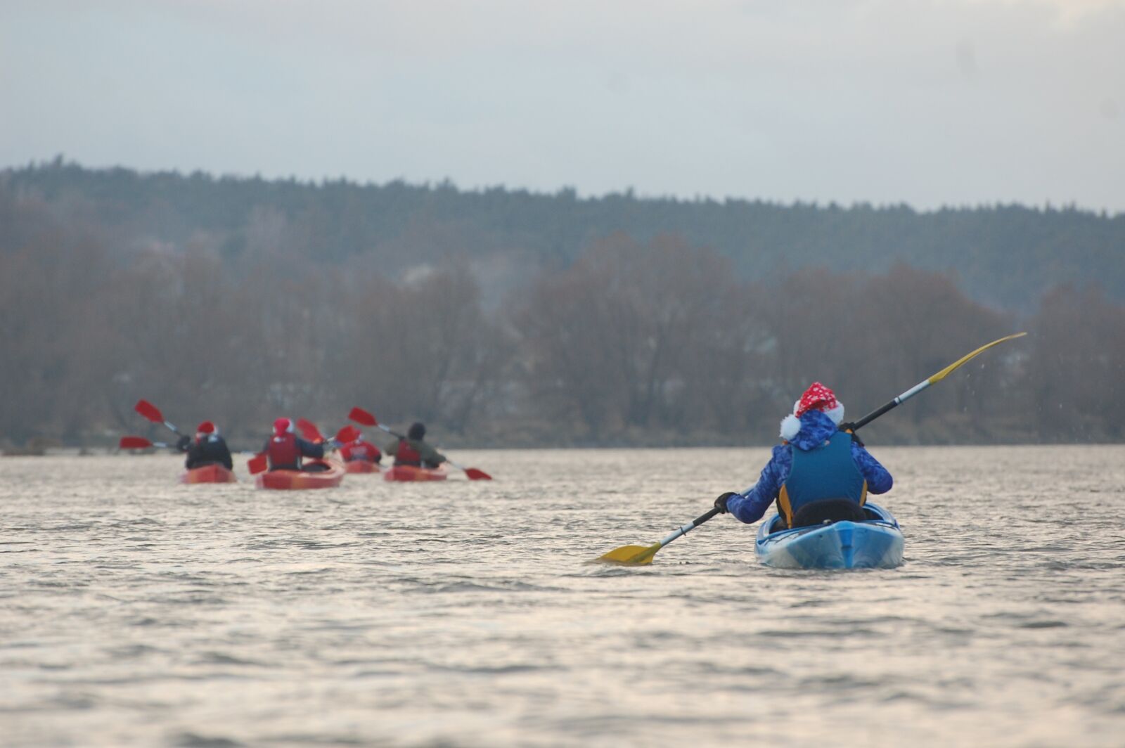 Nikon D40 sample photo. Kayak, river, sport photography
