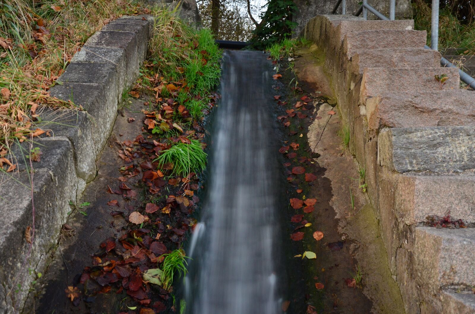 Nikon D5100 sample photo. Waterfall, watercourse, stairs photography