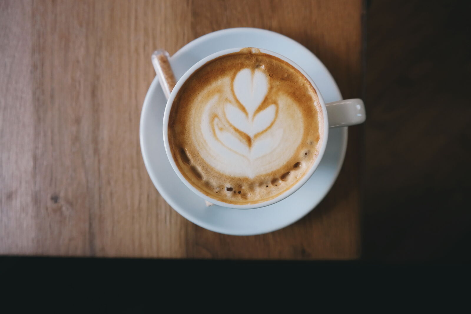 Samsung NX300 sample photo. Cappuccino, on, table photography