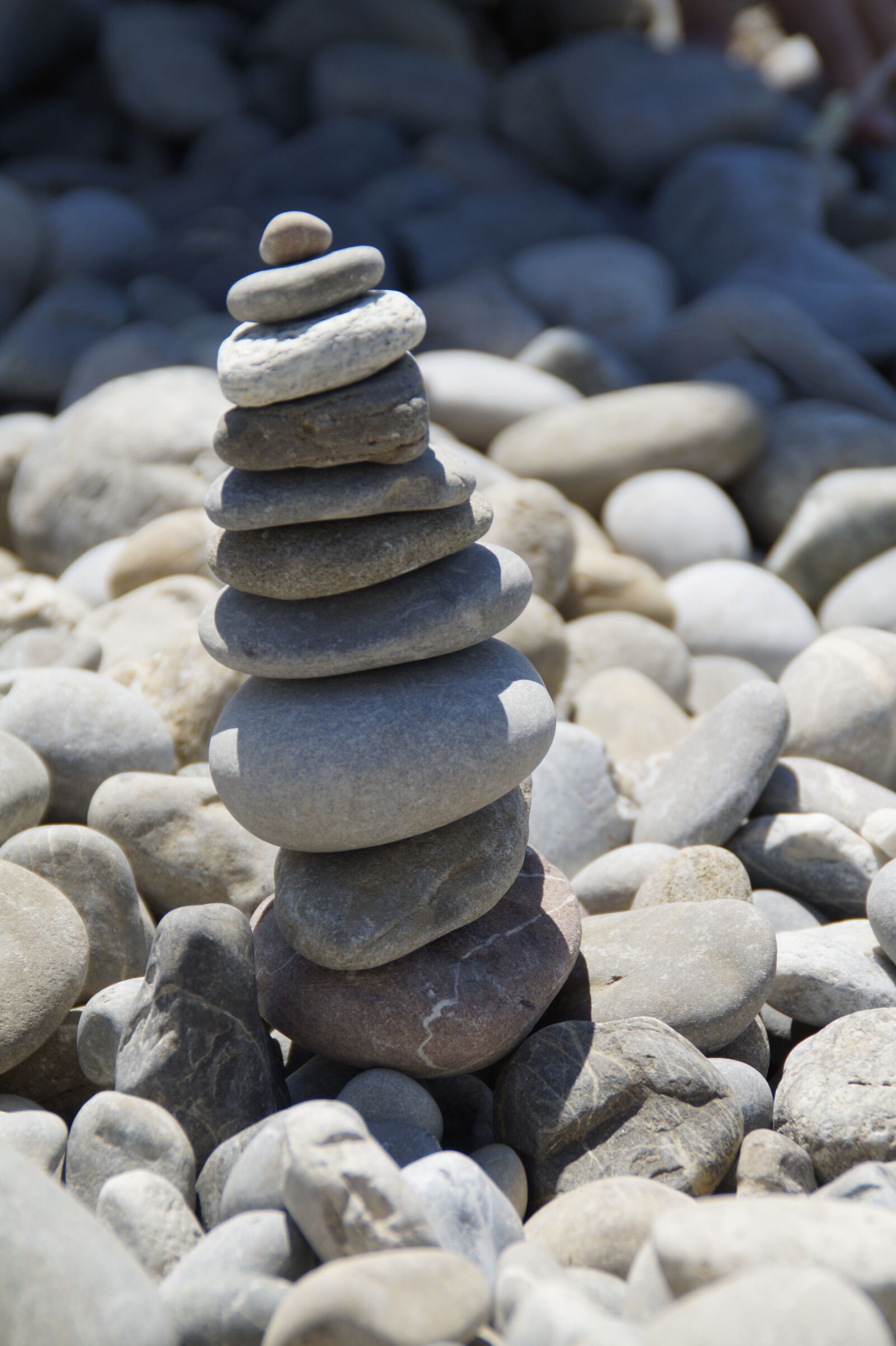 Sony SLT-A58 sample photo. Cairn, stone tower, stones photography