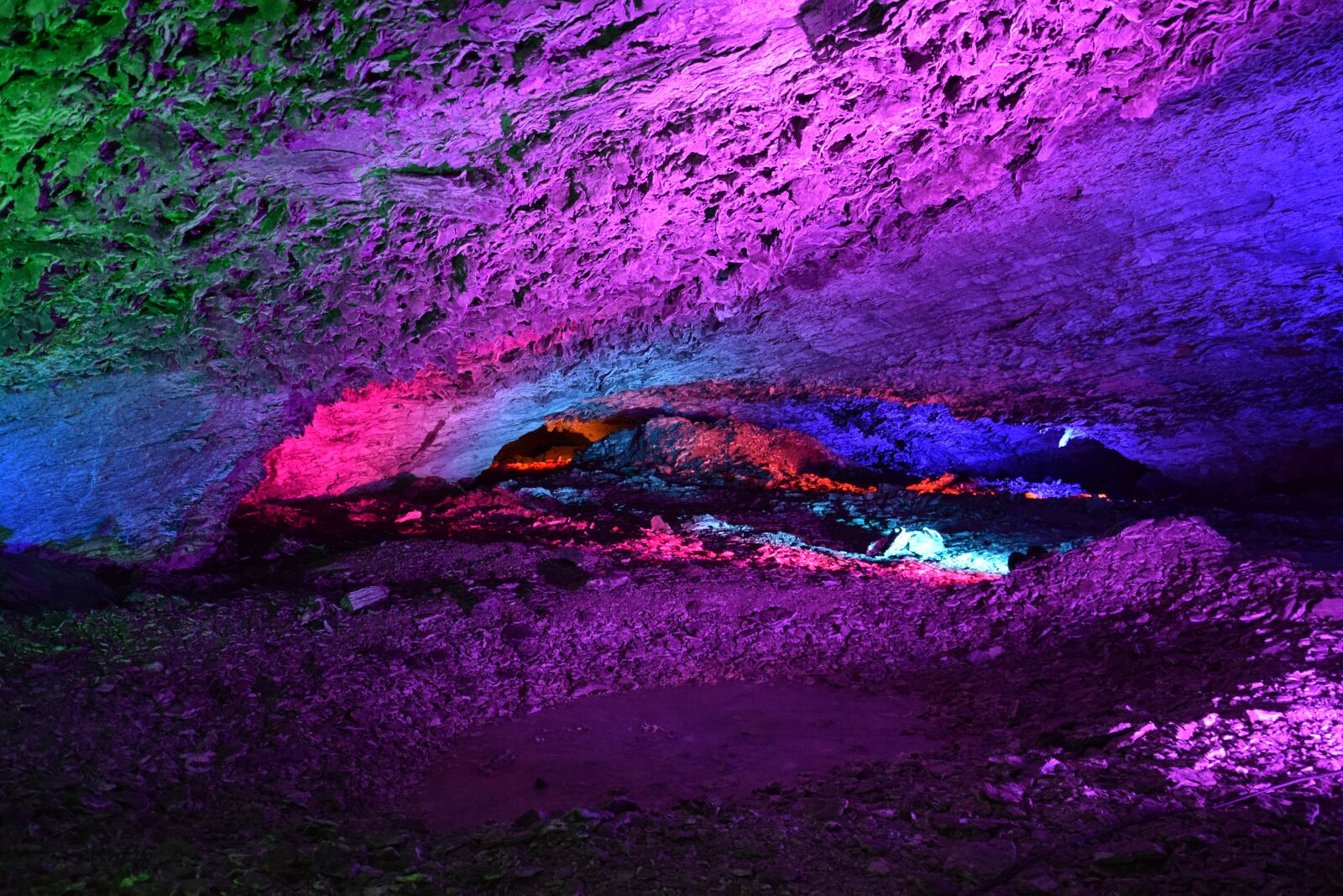 Nikon D3300 sample photo. Cave, color games, rock photography