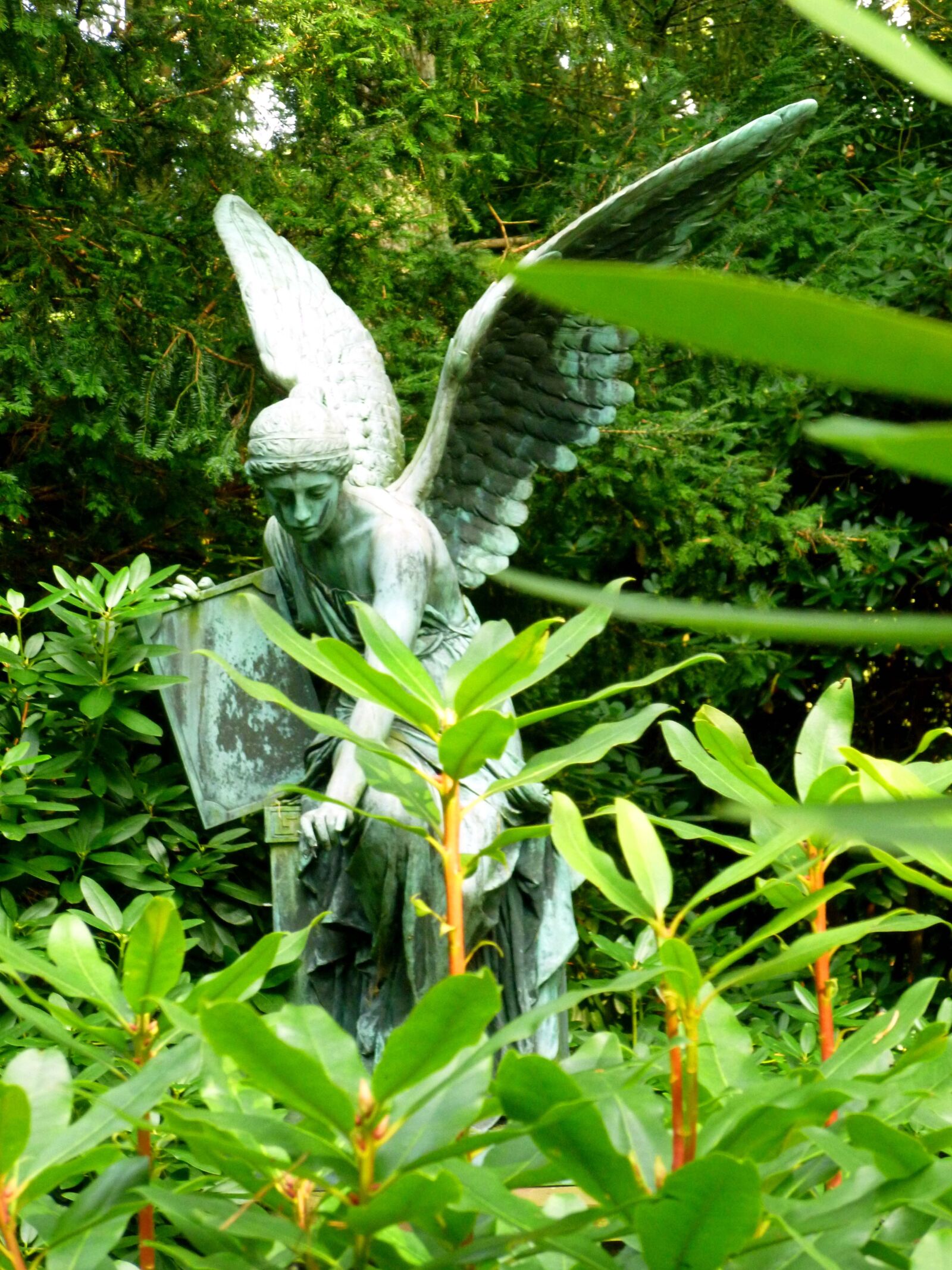 Panasonic DMC-FS37 sample photo. Angel, angel figure, sculpture photography