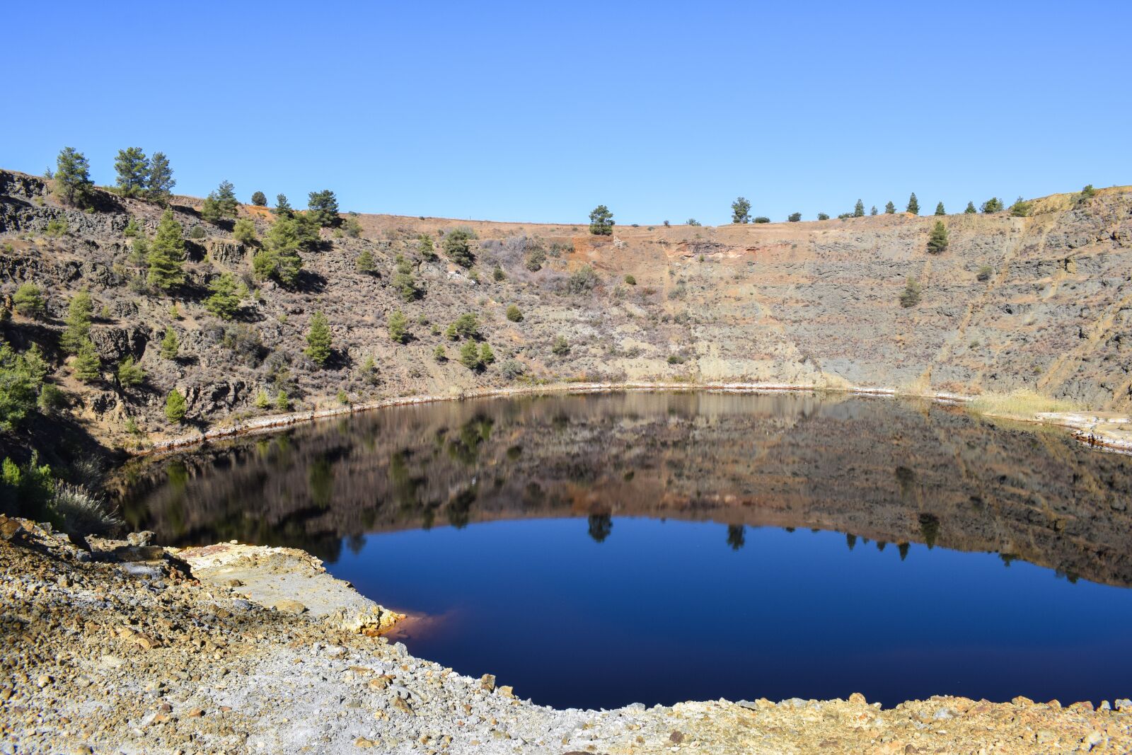 Nikon D3300 sample photo. Acid lake, mine, environment photography