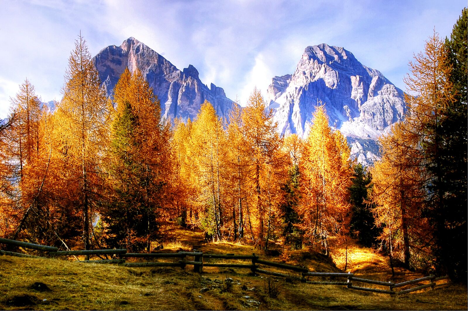 Nikon D40 sample photo. Tofane, dolomites, nature photography