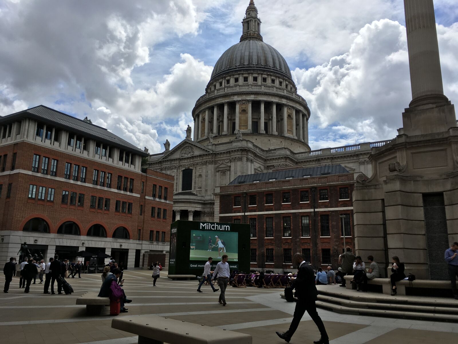 iPhone SE back camera 4.15mm f/2.2 sample photo. London, paternoster, square, st photography