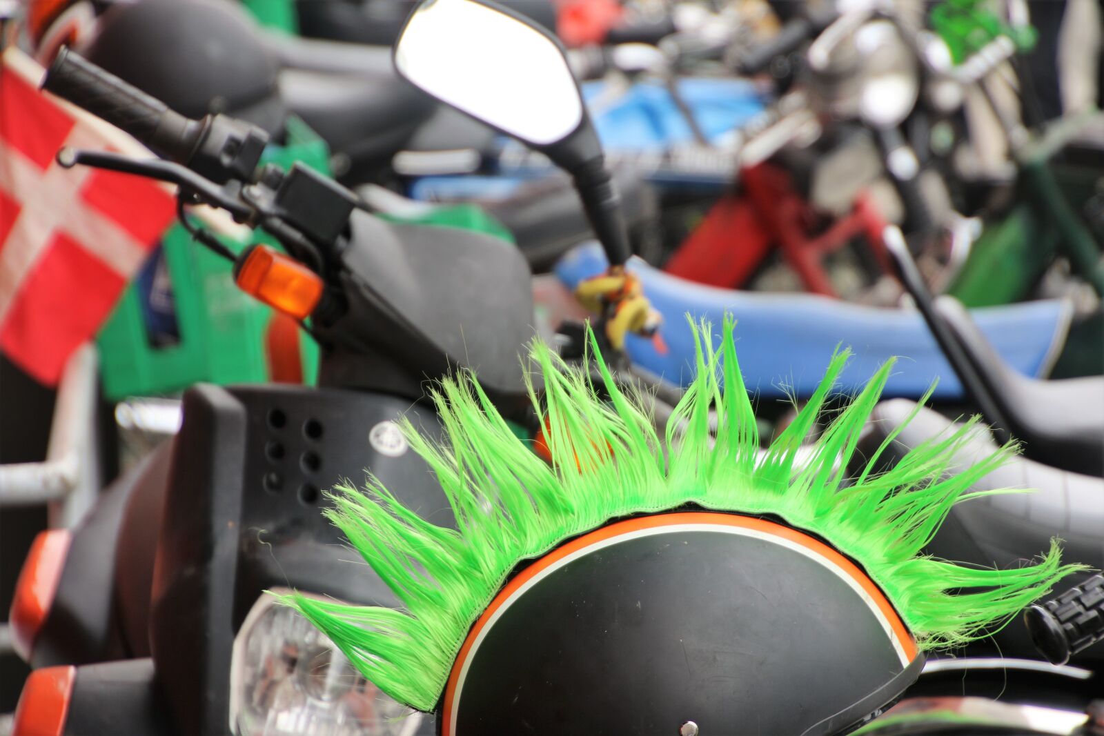Canon EOS 7D Mark II sample photo. Bikes, denmark, drive, green photography