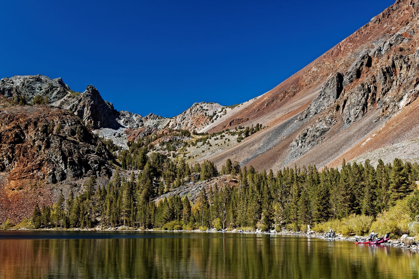 Nikon D50 sample photo. California, lake, mountains photography