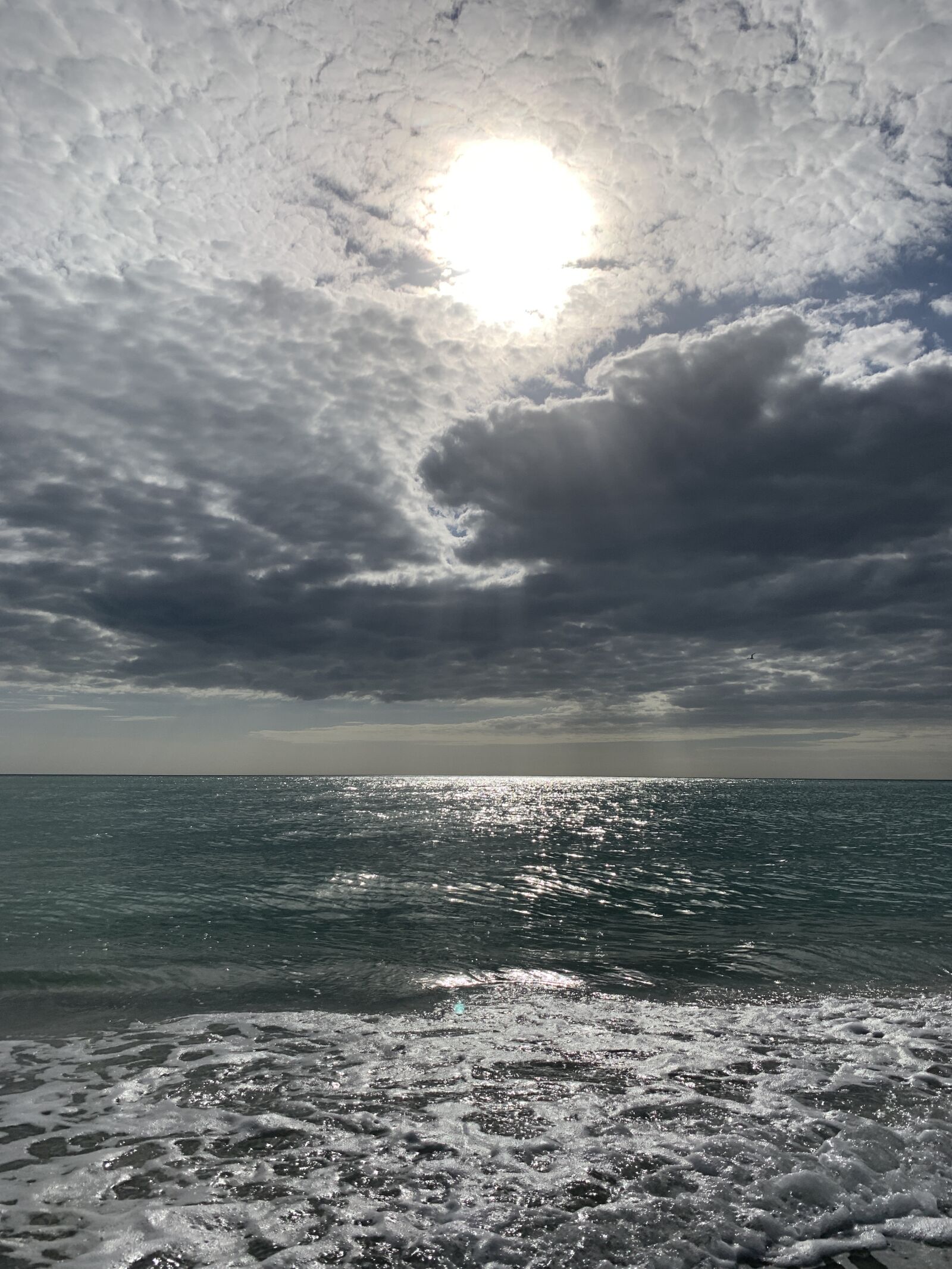 iPhone XR back camera 4.25mm f/1.8 sample photo. Silver, sky, clouds photography