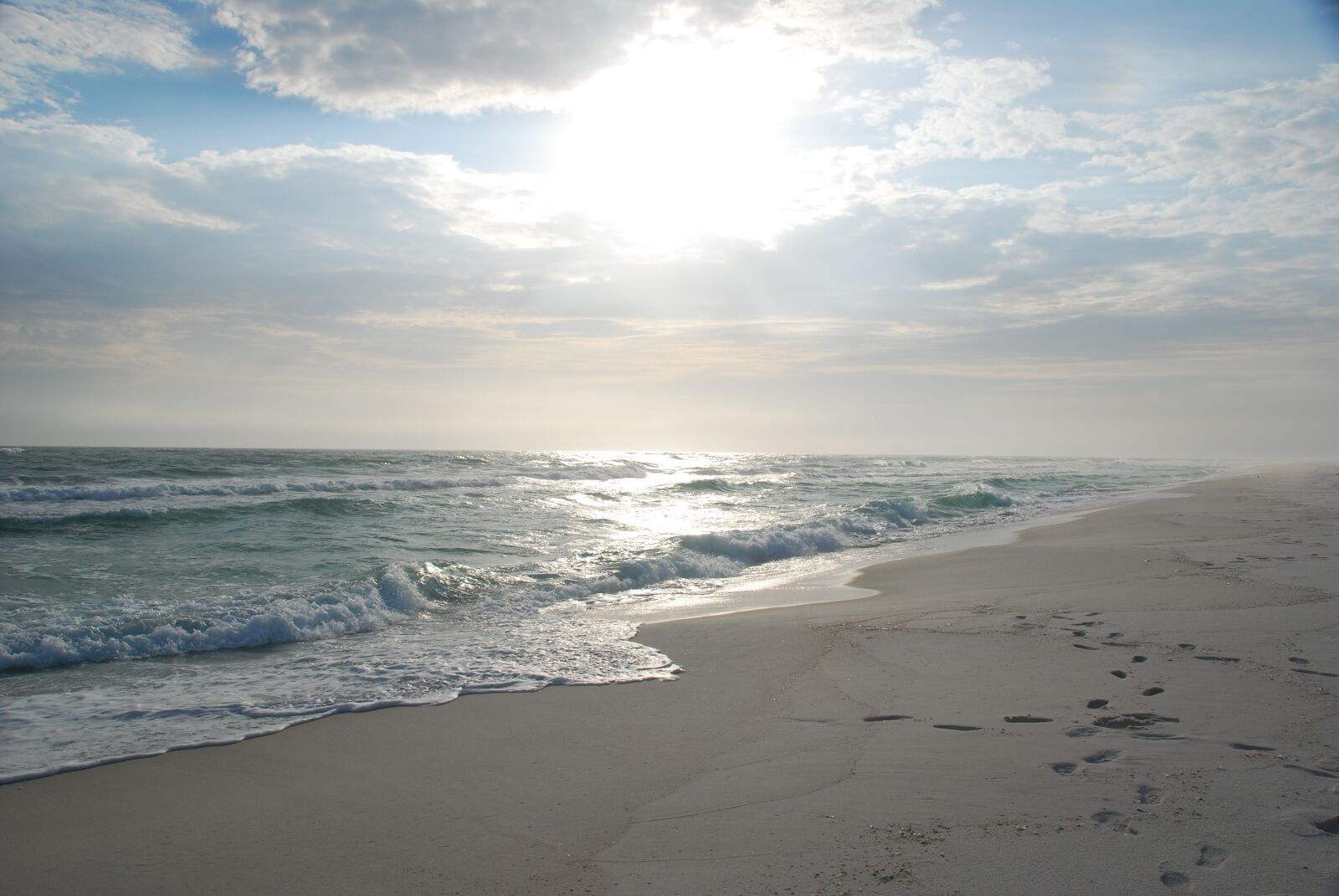 Nikon D80 sample photo. Sunrise, beach, white sand photography