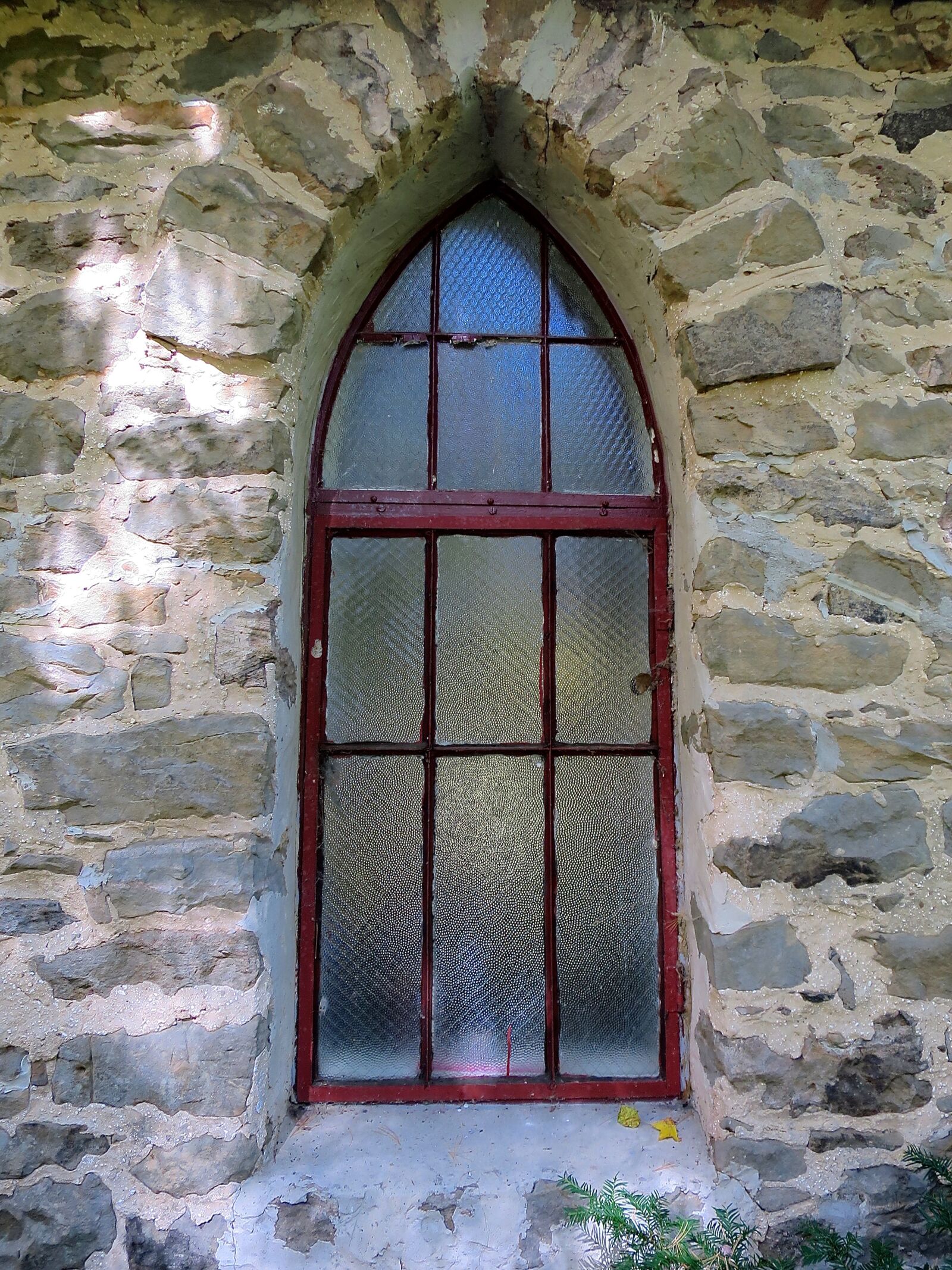 Canon PowerShot S120 sample photo. Arched window, stone wall photography