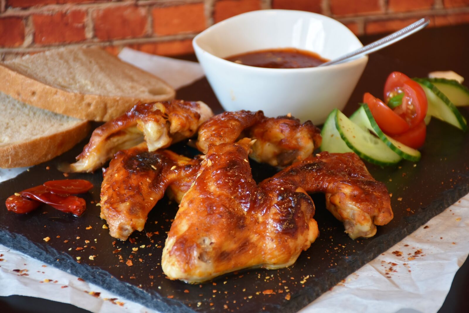 Nikon D7200 sample photo. Chicken, wing, chicken wings photography