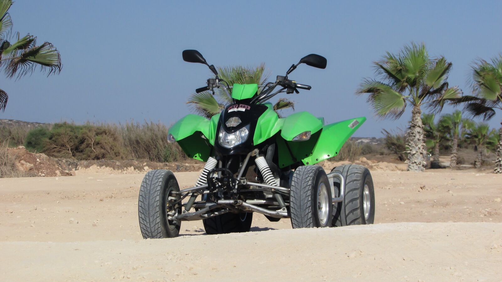Canon PowerShot SX400 IS sample photo. Quad bike, 4 wheel, vehicle photography