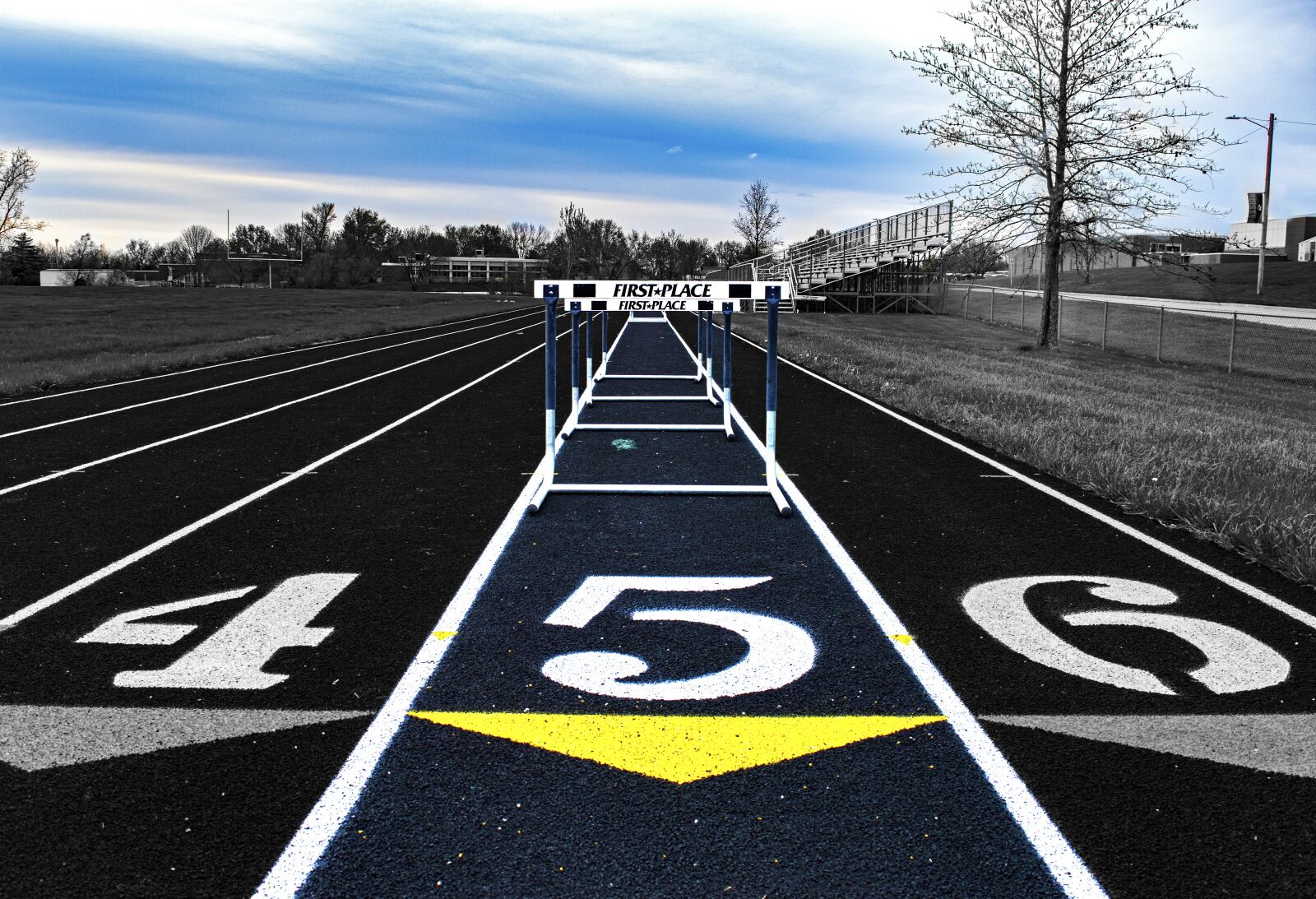 Nikon D3200 sample photo. Lane, track lane, focus photography