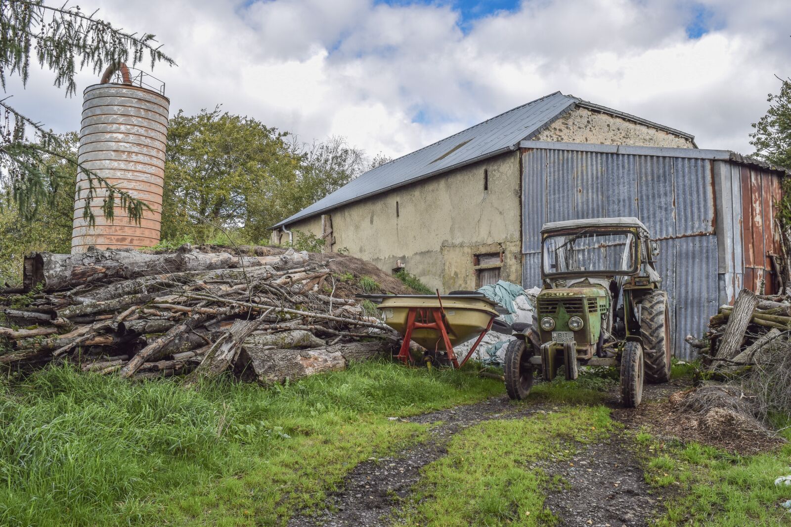 Nikon D3300 sample photo. Farm, agricultural machinery, tractor photography
