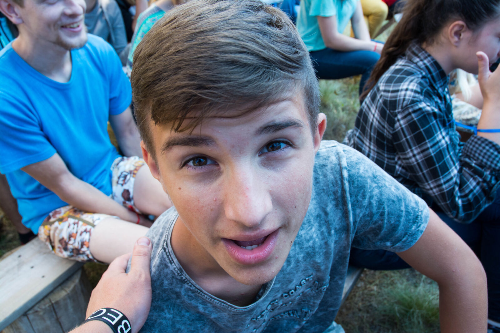 Nikon D7100 sample photo. Camp, dip, forest, pine photography