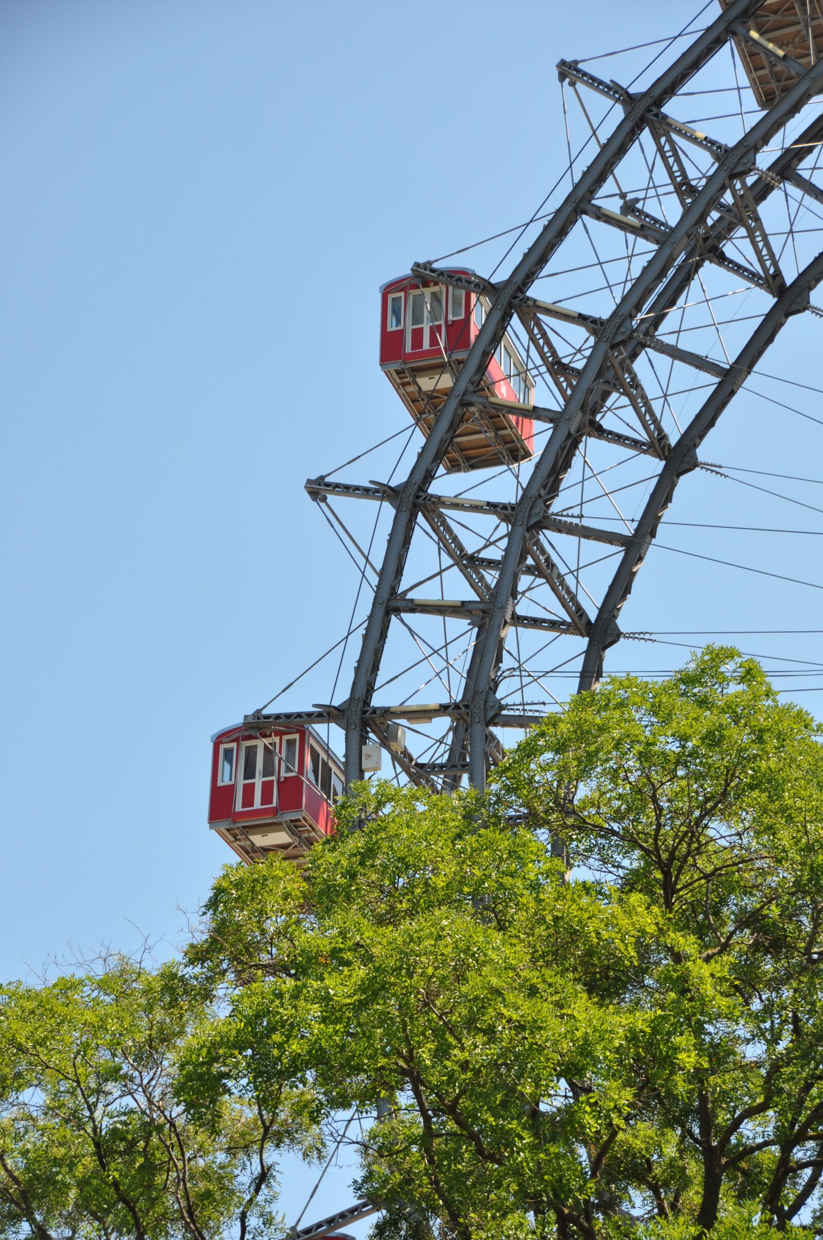 Nikon D90 sample photo. Giant ferris wheel, vienna photography