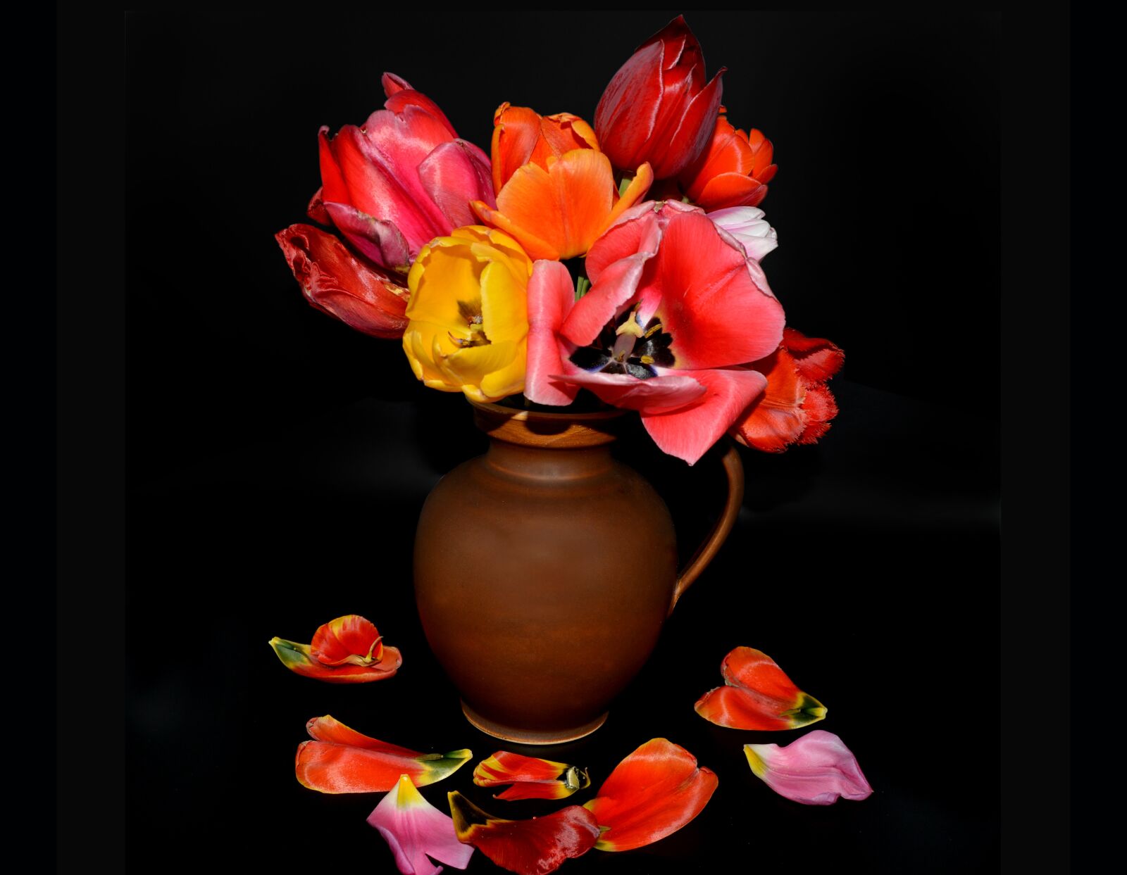 Nikon D3200 sample photo. Tulips, bouquet, tulip bouquet photography
