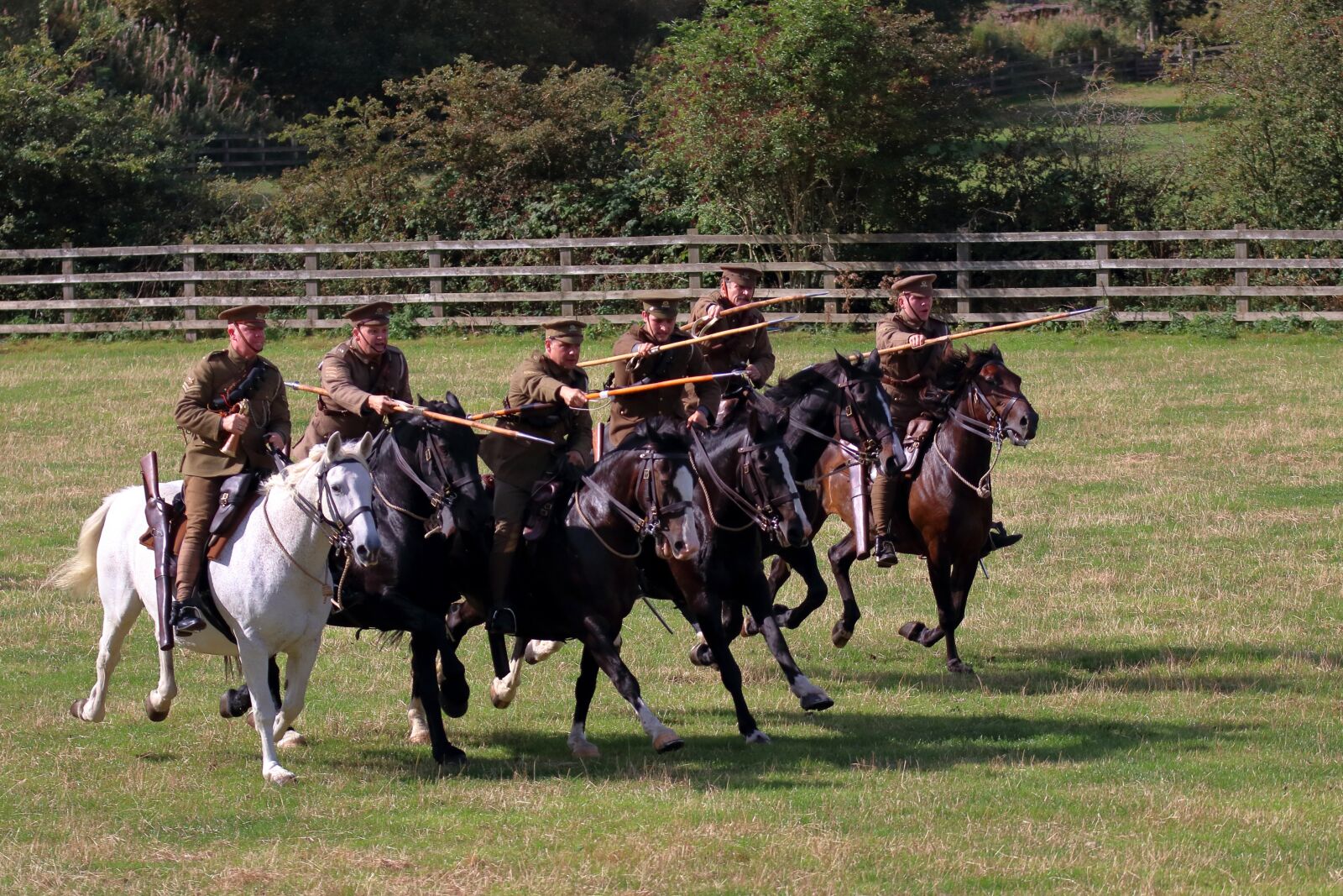 Canon EOS 80D sample photo. Reenactment, beamish, lancers photography