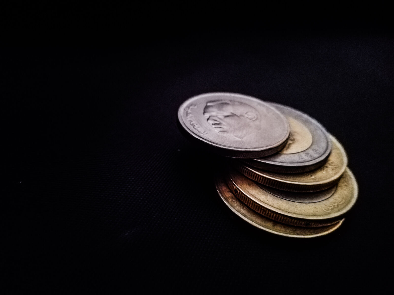 HUAWEI P8 Lite sample photo. Black, coin, coins, money photography