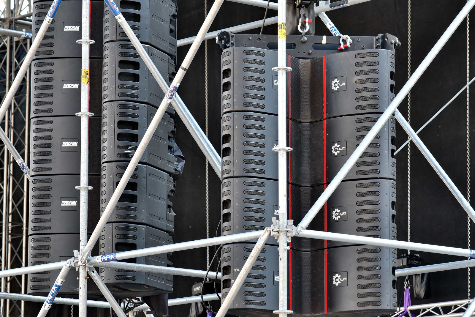 Nikon D5500 sample photo. Industrial, metal, speakers, steel photography